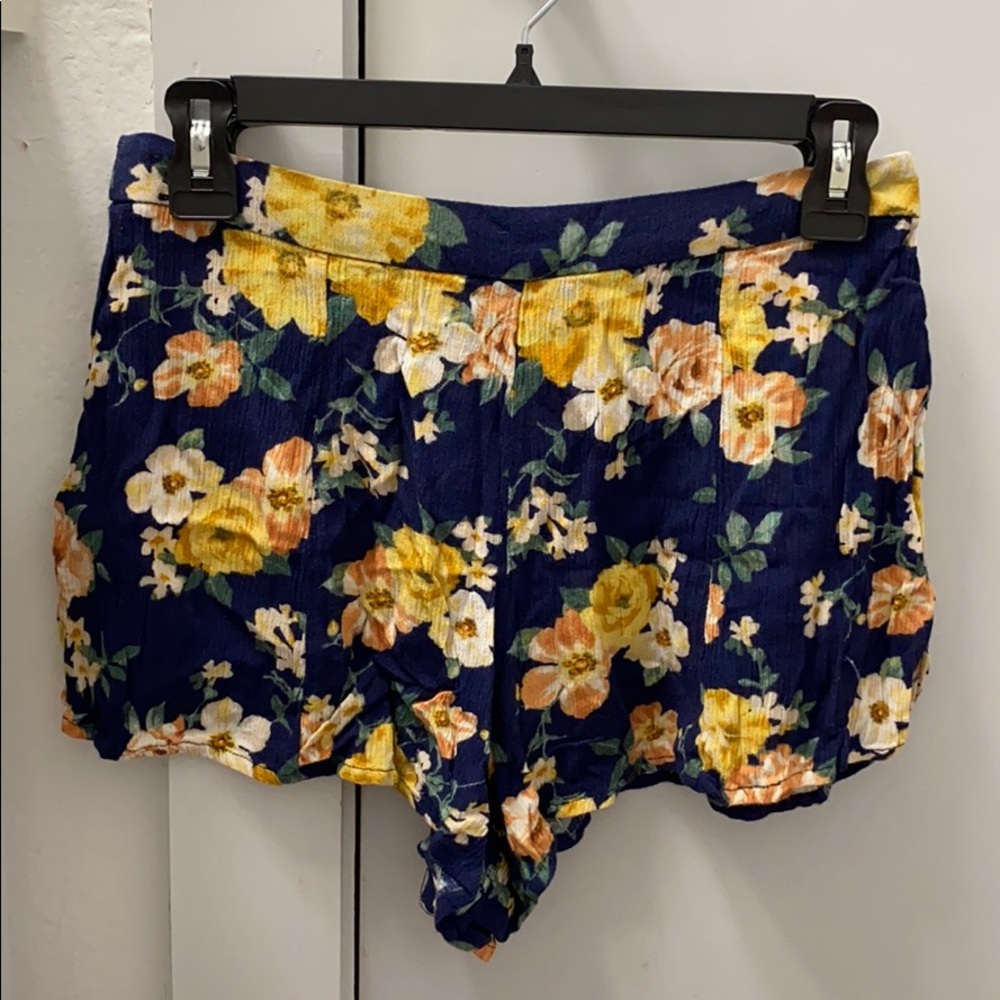 Forever 21 Floral Print Shorts